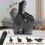 Fauteuil inclinable électrique surdimensionné EONIX surdimensionné pour les personnes âgées avec chaleur et massage, fauteuil à double moteur électrique 400 lb avec repose-pieds allongé, SLRY008063, noir-118766323-129176115