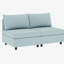 Canapé-lit modulaire avec rangement, tissu en chenille bleu antique, 4, profondeur 96,69 po, largeur 62,57 po, hauteur 31,97 po, capacité de poids de 184,4 lb-121077491