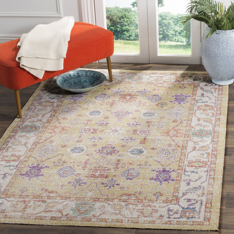 Twickenham Oriental Cotton Area Rug, Rectangle 122 x 183 cm