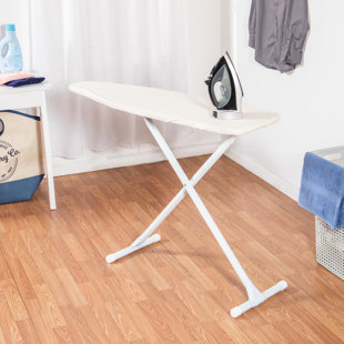 T-Leg Freestanding Ironing Board Large Ironing Board with Steel Legs and Adjustable Height