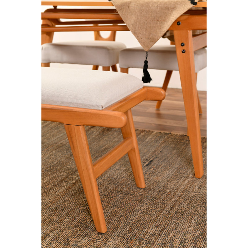 Keanah 4 - Person Four Leg Dining Set
