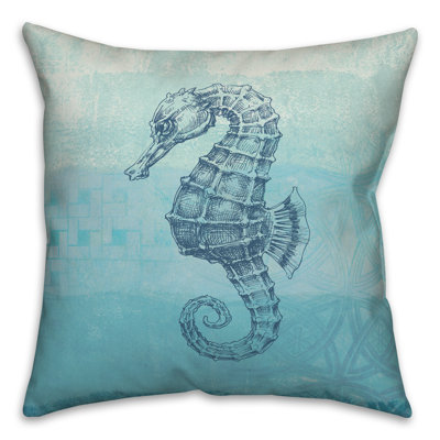 Coussin abstrait hippocampe