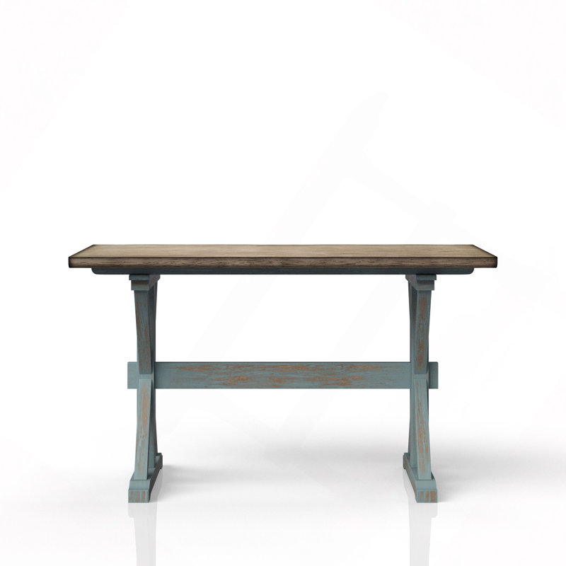 X Based Counter Height Casual Dining Table