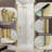 32-34 In.W X 72 In.H Pivot Frameless Shower Door,1/4 In. Clear Glass Pivot Swing Shower Doors In Brushed Gold,Pivot Shower Door Reversible Installation