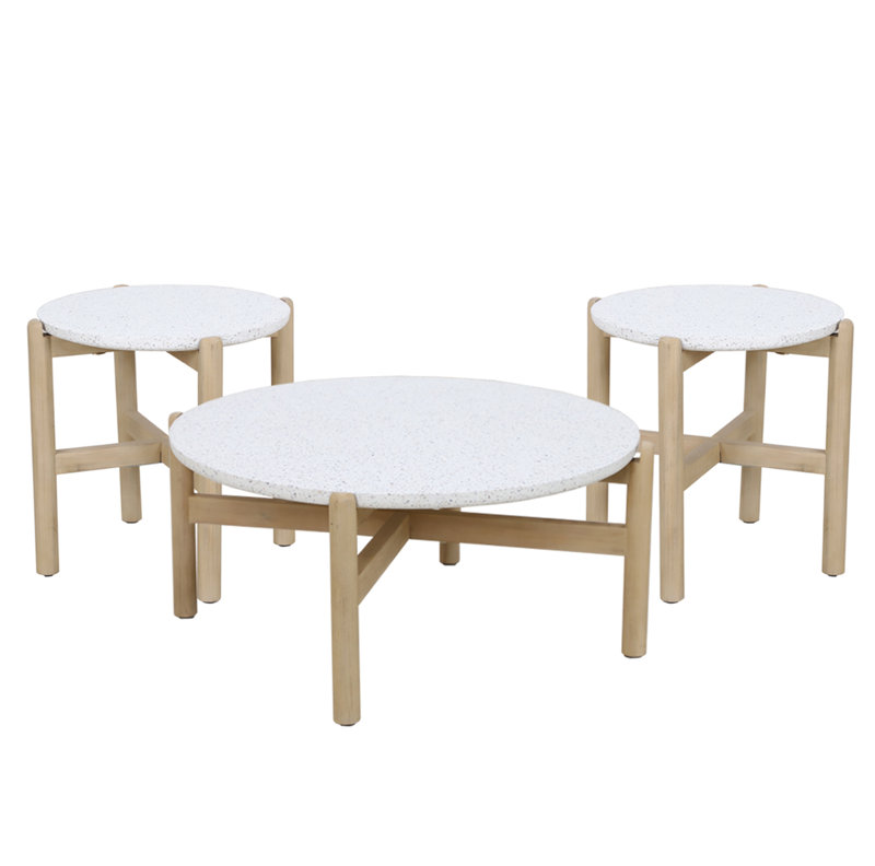 Ensemble de table d'extérieur en béton Mimi