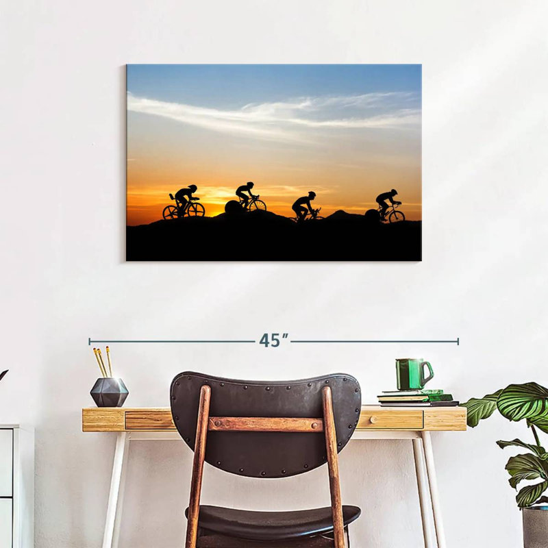 Sireci Mountain Cyclists, 24" H x 36" W