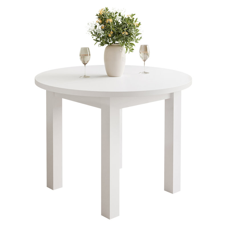 Ohli Round 100cm Restaurant Table, White