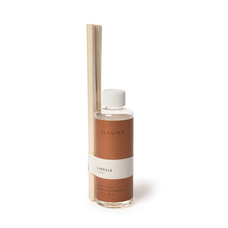 Terra Tabac White Ceramic Reed Diffuser with Cashmere Musk