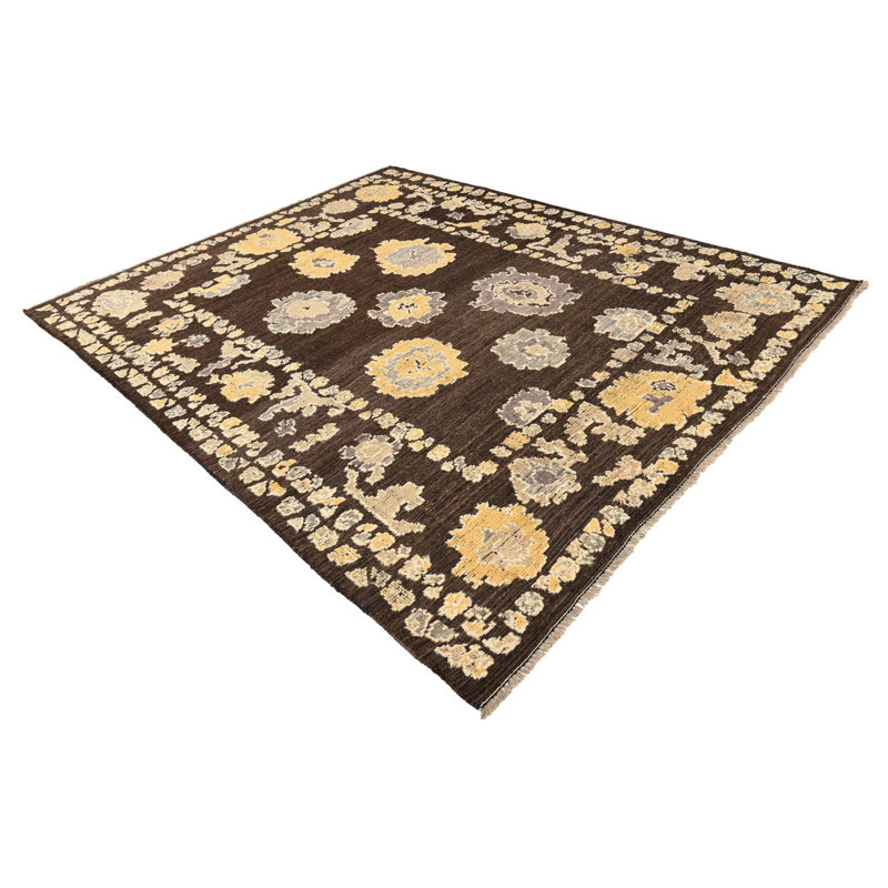 Tapis brun foncé Pursley