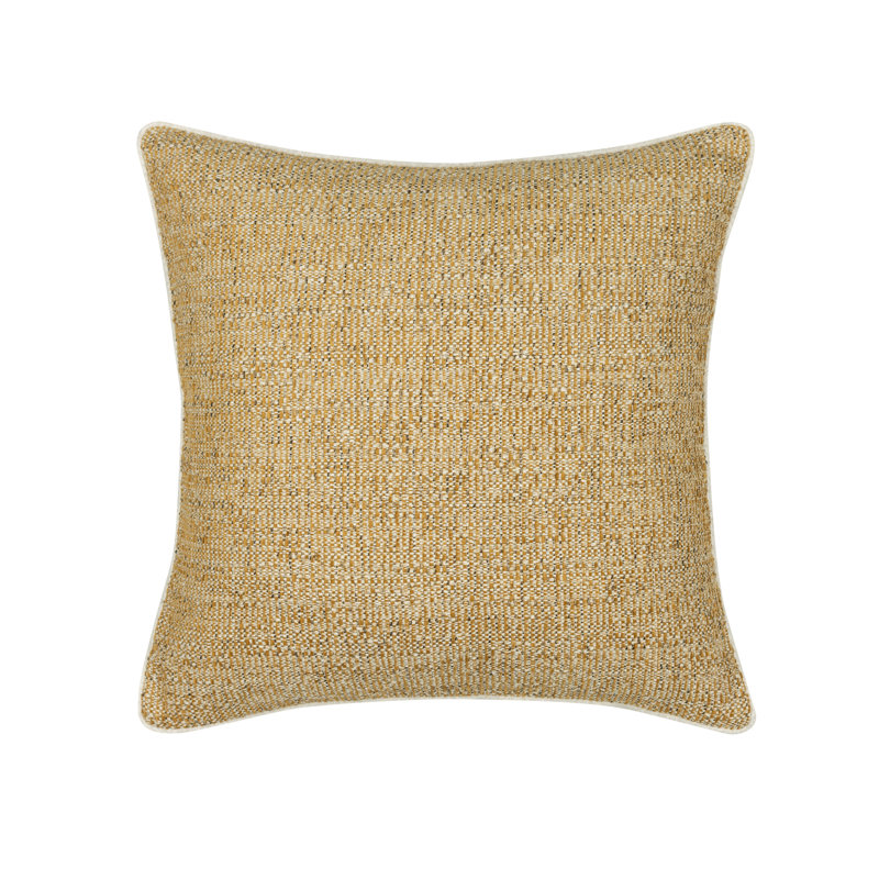 Golden Hour, Corded Square Performance Pillow Cover & Insert