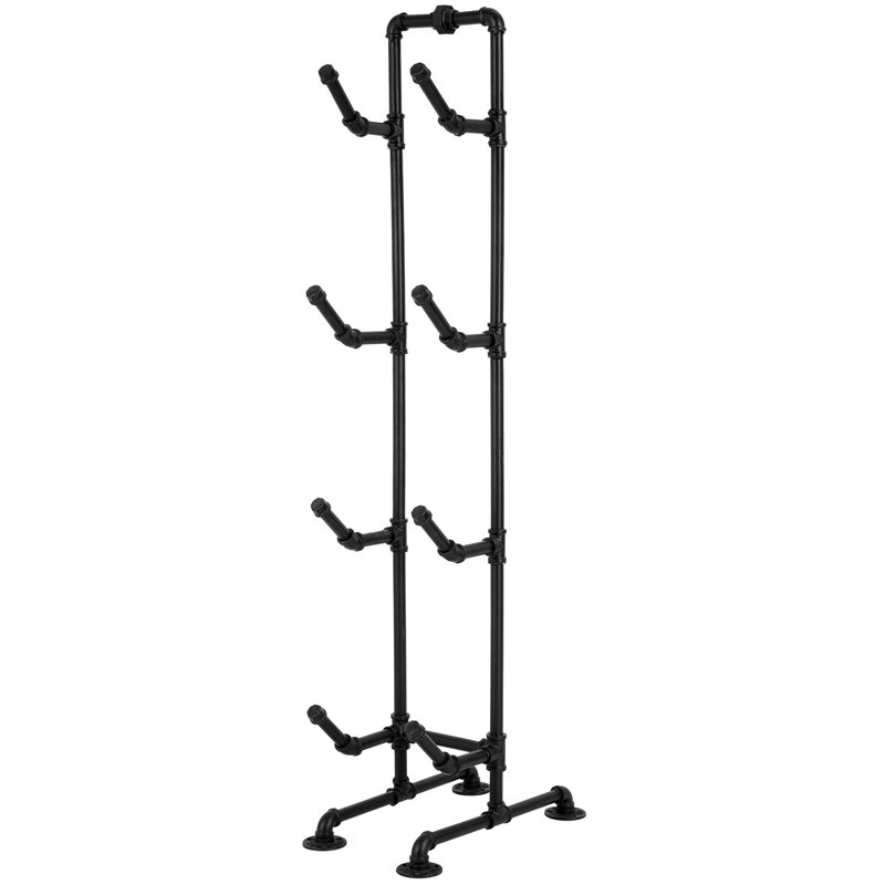 Fabregas Metal Freestanding Coat Rack in Black