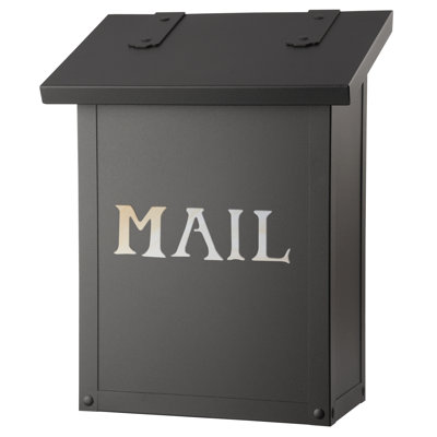 Brass Wall Mounted Mailbox