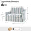 Fauteuil surdimensionné à housse de coussin avec coussin en plumes Estevan l 50,75 po (ensemble de 2)-1217591542