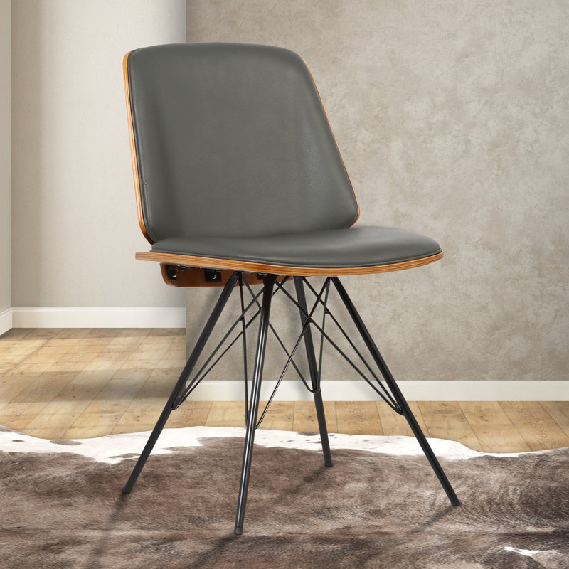 46cm H Upholstered Side Chair, Grey