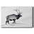Lone Bull-Gallery Wrapped Canvas