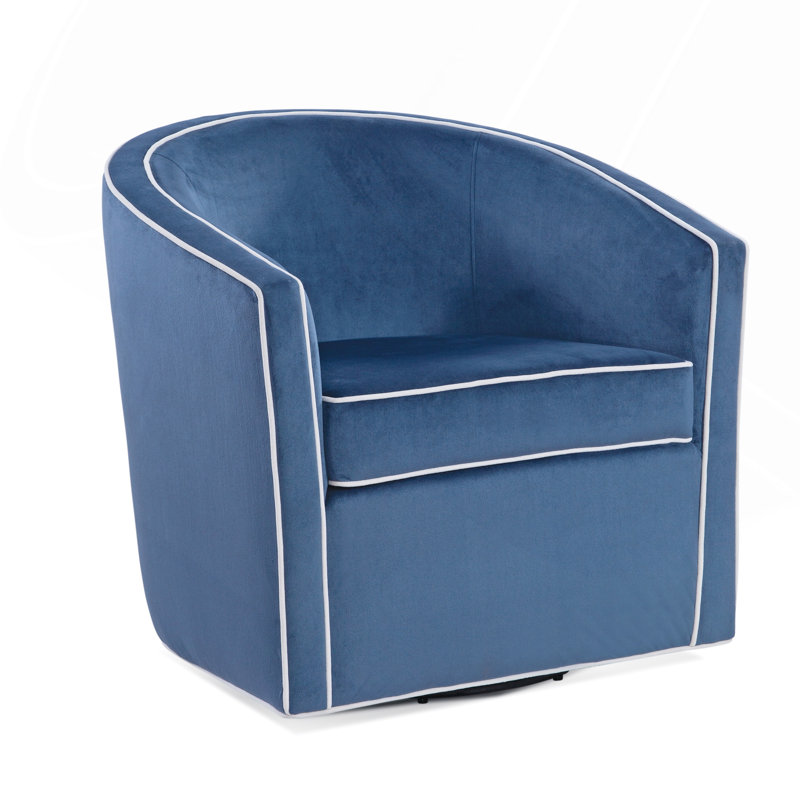 Chaise pivotante bleue, Bleu