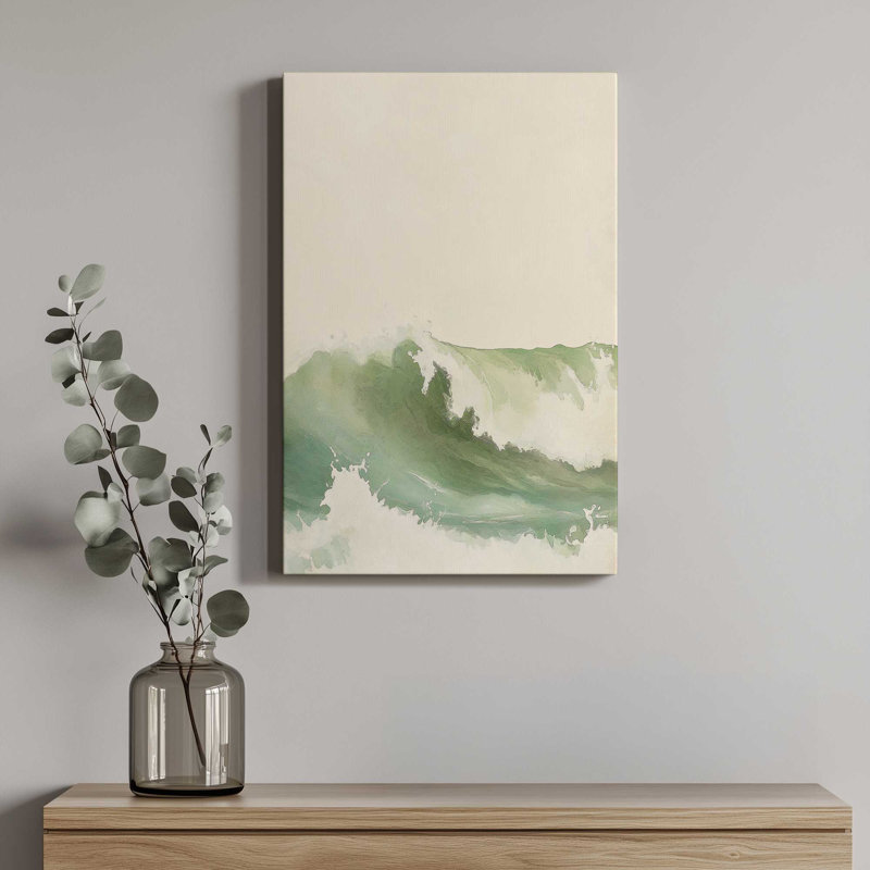 Impression sur toile Barrel of a Wave I par Victoria Barnes, H 32 po x l 24 po