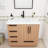 Carla Freestanding Bathroom Vanity with Left Side Drawers-4530067-4530089