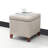 Amoya Faux Leather Square Storage Ottoman with Tufted Lid-1645568620