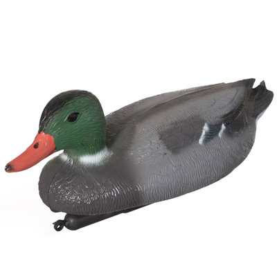 Gardenized Realistic Resting Duck Decoy For Hunting - Lifelike Low-profile Field Design With Detailed Feather Pattern - Stationary Waterfowl Attractor For Land, Shoreline And Marsh