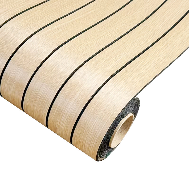 Panneau de papier peint texturé auto-adhésif à lattes beige L 9 pi x l 24 po, couvre 17 pieds carrés, Beige