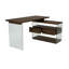 Bindschatel Modular L-Shaped Glass Writing Desk