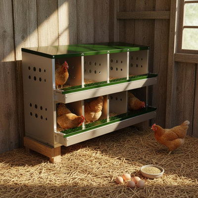 Boîtes gigognes à poulet, avec 8 compartiments