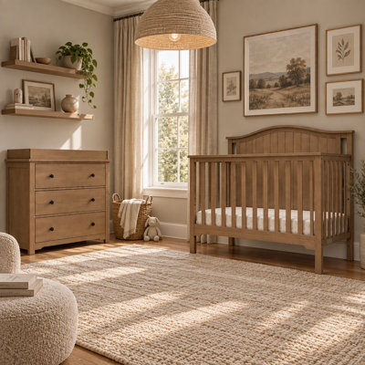 Hampton Arch Top 2-Piece Nursery Furniture Set