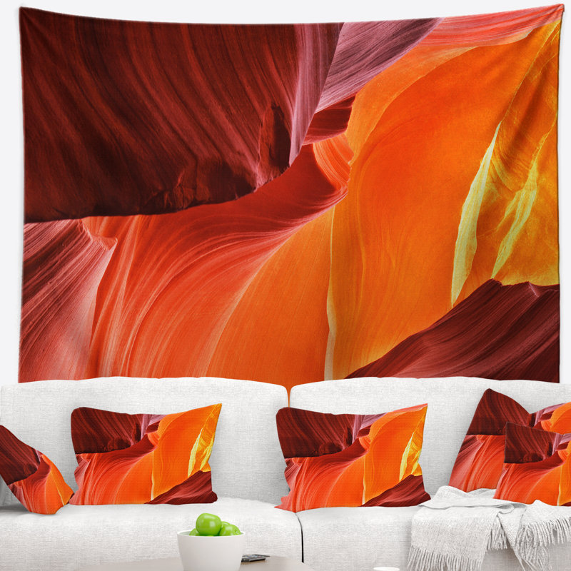 Tapisserie paysage paysage de l'Antelope Canyon, H 32 po x l 39 po