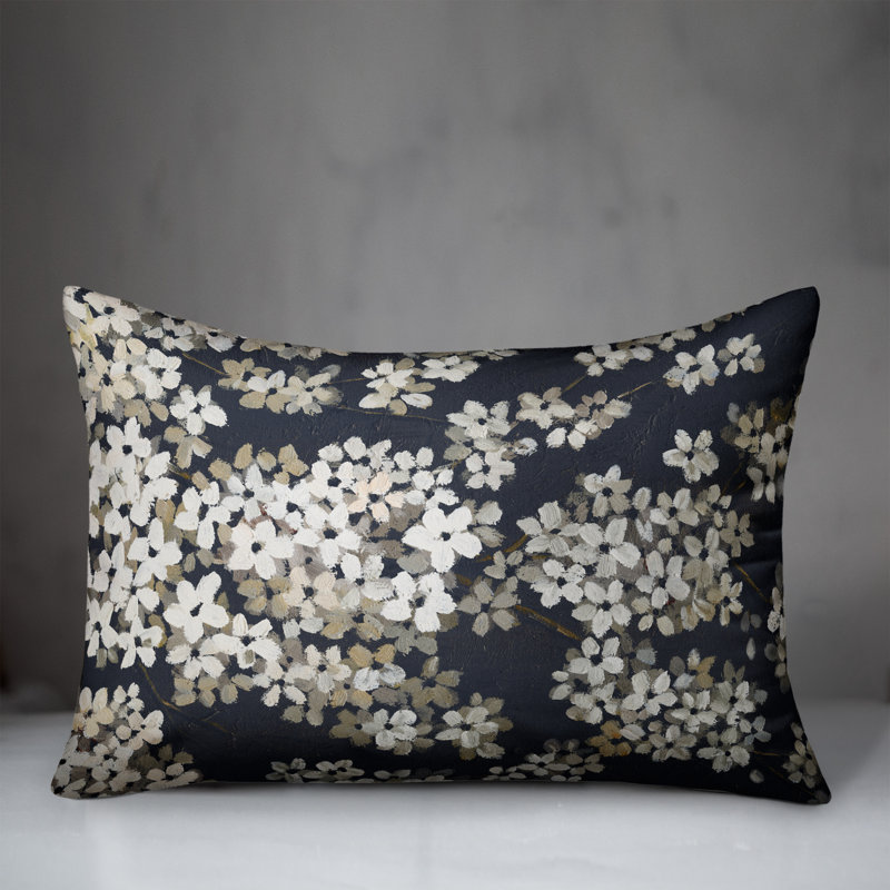 Coussin extérieur White Blossoms On