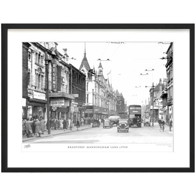 Bradford, Manningham Lane C1950 - Single Picture Frame Print