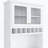 Farmhouse Freestanding Buffet Hutch Kitchen Storage Cabinet-1074508309