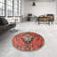 Tapis traditionnel rouge / noir Menchen-967569716