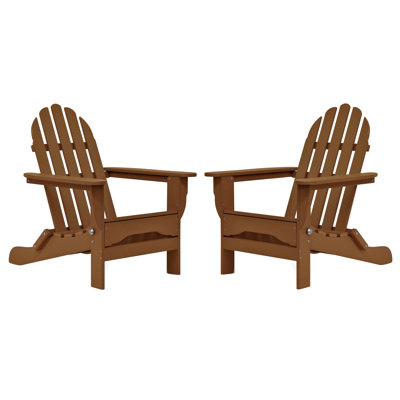 Chaise Adirondack pliante en plastique Leighton