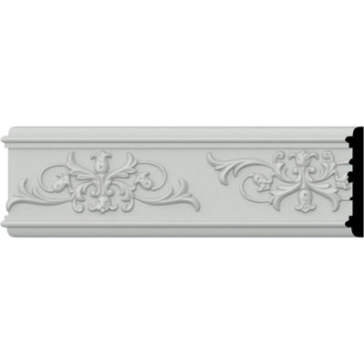 Versailles 4.38'' H x 94.5'' W x 0.75'' D Urethane Chair Rail