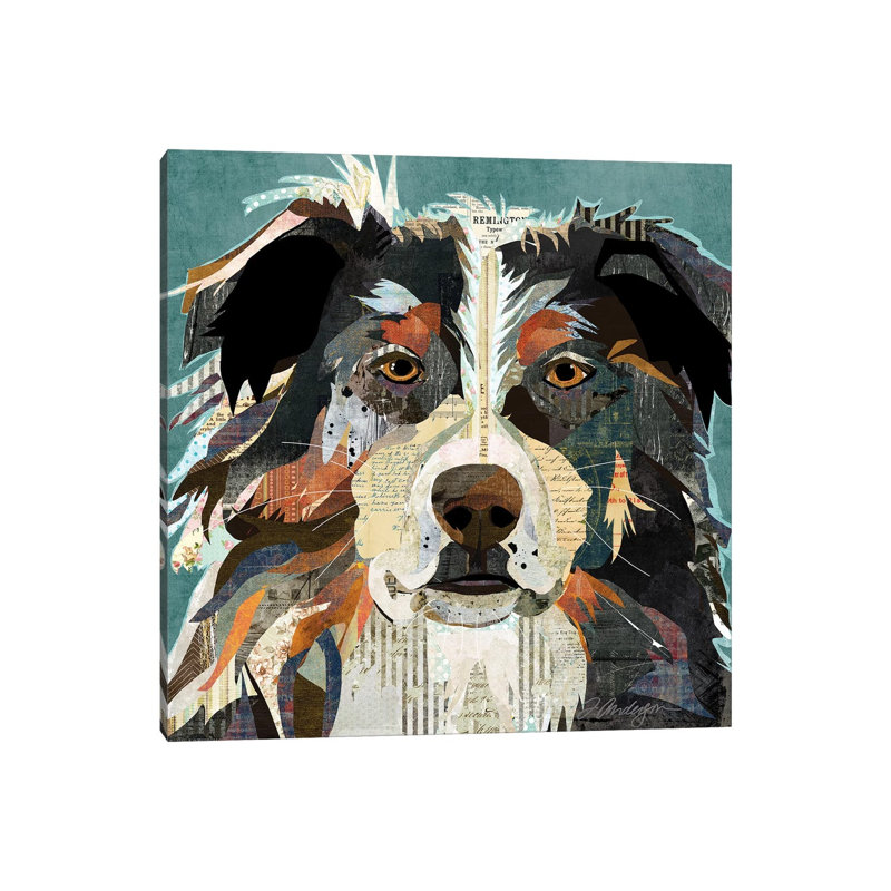 Bright Eyed Aussie by Traci Anderson - Painting on Canvas, 93.98cm H x 93.98cm W x 1.91cm D, Wrapped Canvas