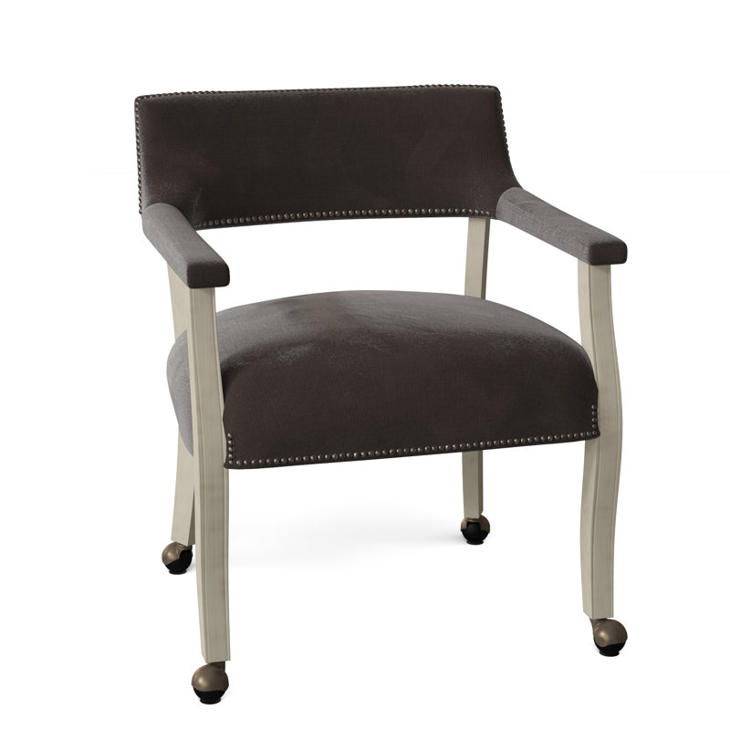Fauteuil Thayer, Bronze vieilli, Vison 9953, Anthracite