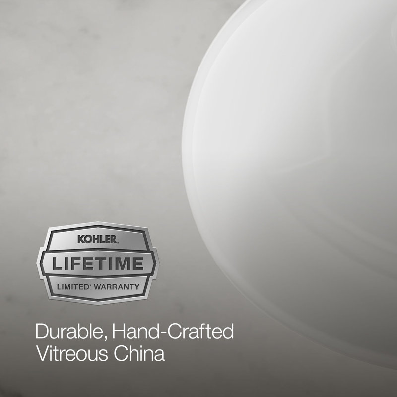 Caxton White Vistreous China Oval Undermount Bathroom Sink