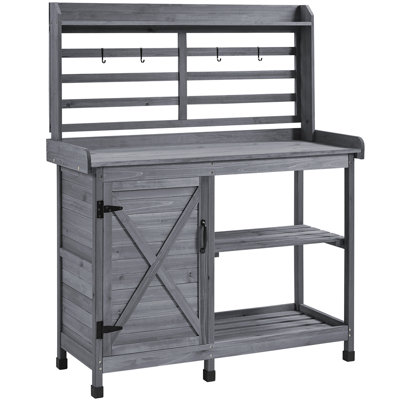 Grimsby 4-layer Outdoor Garden Potting Bench Table