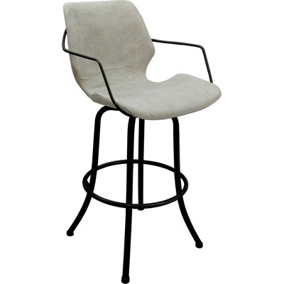 Outlier Stucco Cream - Black - 34" Seat