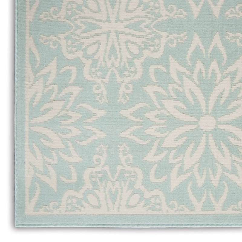 Floral Area Rug, Rectangle 122 x 183cm