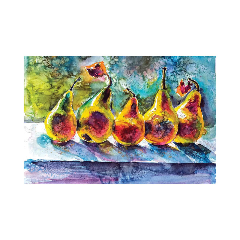 Pears by Anna Brigitta Kovacs - Print on Canvas, Wrapped Canvas, 101.6 cm H x 66.04 cm W x 1.91 cm D