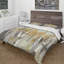 Ensemble de housse de couette en argent et jaune Birch Forest - Microfibre polyester-38758784