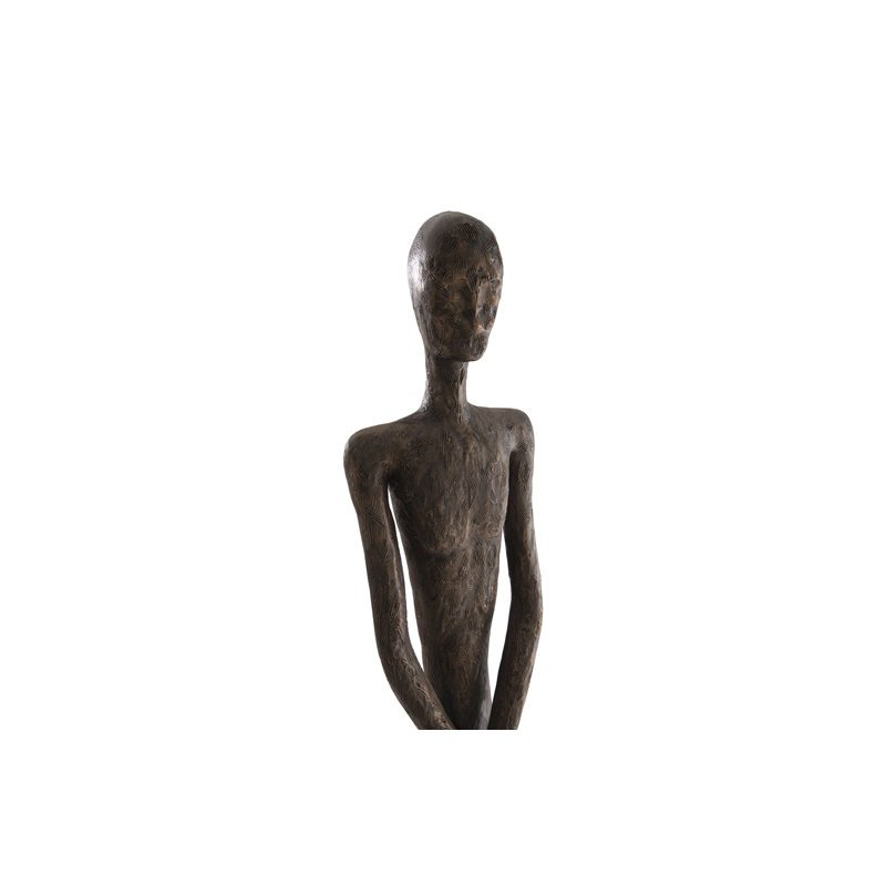 Lloyd Skinny Male Statue, 84" H x 16" W x 13" D, Bronze