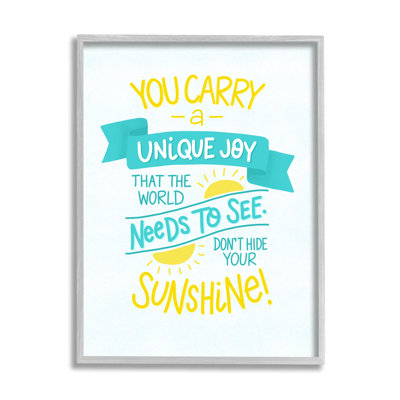 You Carry Unique Joy