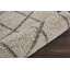 Tapis crème à motif géométrique Secia-980406009