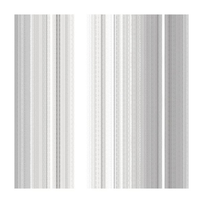 Rouleau de papier peint abstrait L 33 pi x l 21 po Toothaker, Gris / Blanc