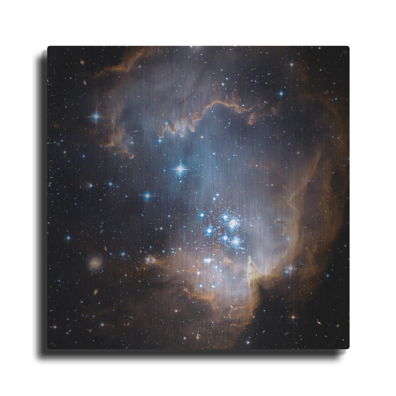 Art mural en métal «Star Cluster» par la NASA Hubble Space Telescope, H 12 po x l 12 po
