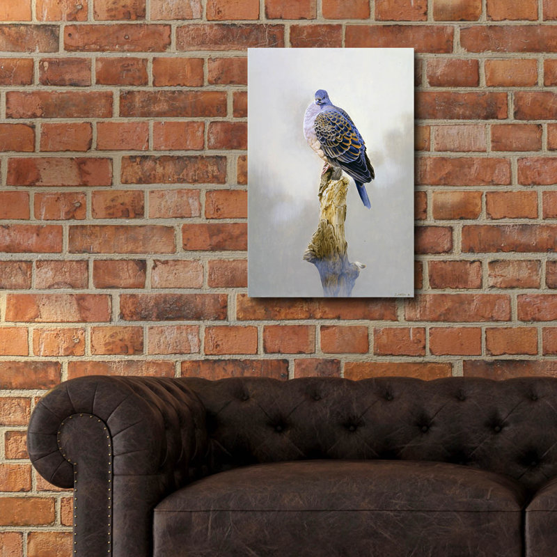 Epic Art «Turtle Dove» par Joh Naito, verre acrylique «Turtle Dove» par Joh Naito, H 24 po x l 16 po x P 0,2 po