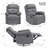 Small Swivel Rocker Recliner - For Adults , Small Spaces/Bedroom/Living Room-606339088